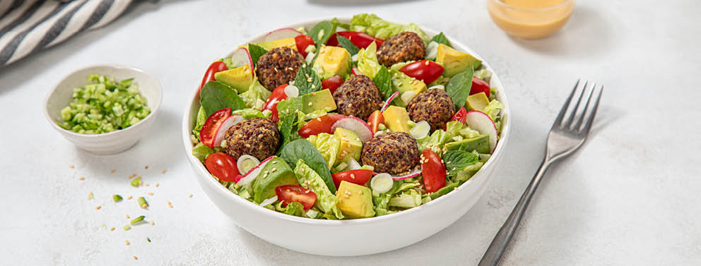 Baked Quinoa Falafel 